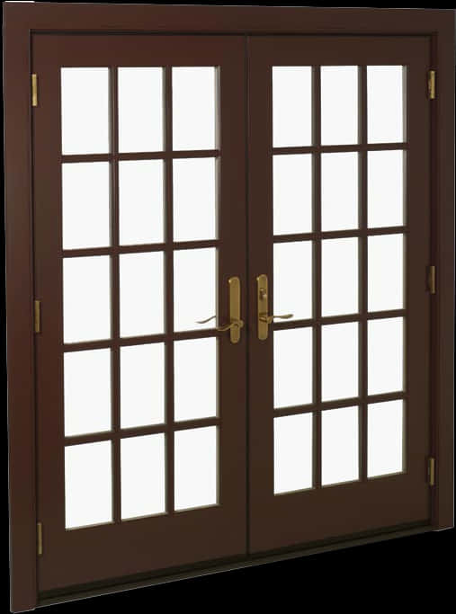 Elegant French Doors PNG