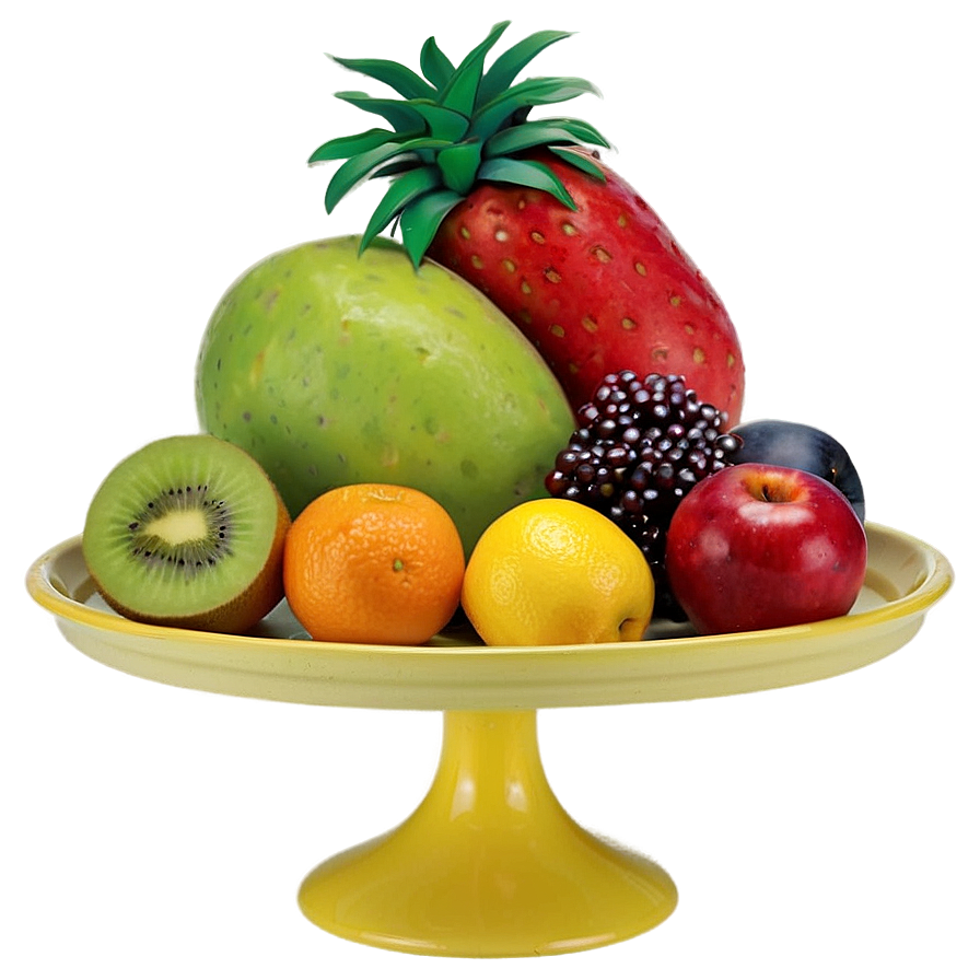 Elegant Fruit Display Png 06132024 PNG