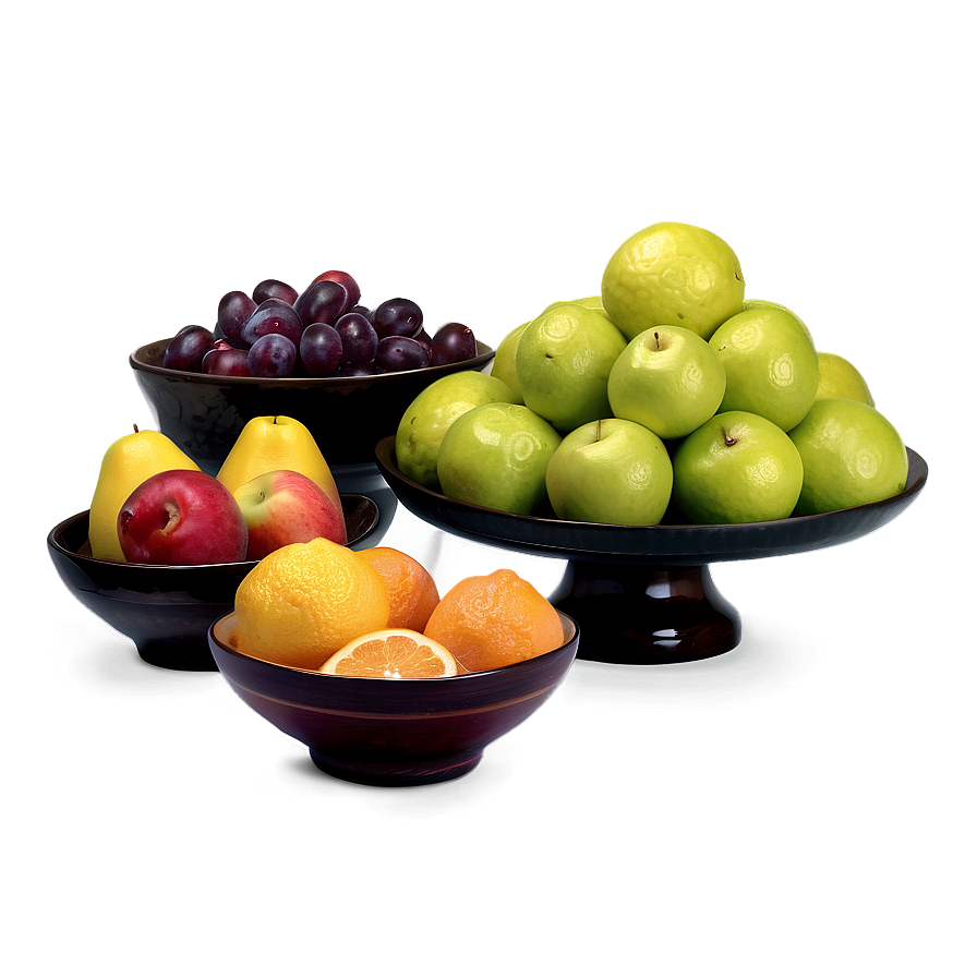 Elegant Fruit Display Png Wou PNG