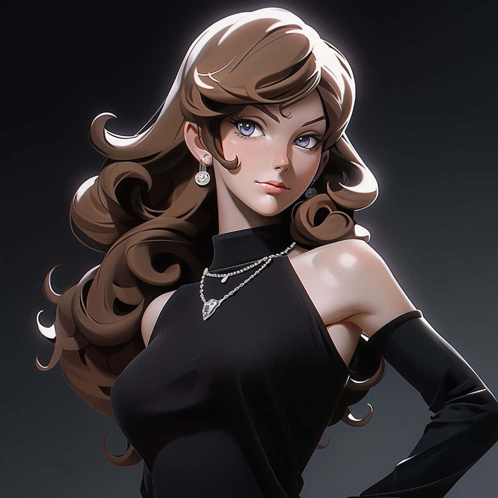 Download Elegant Fujiko Portrait Wallpaper | Wallpapers.com