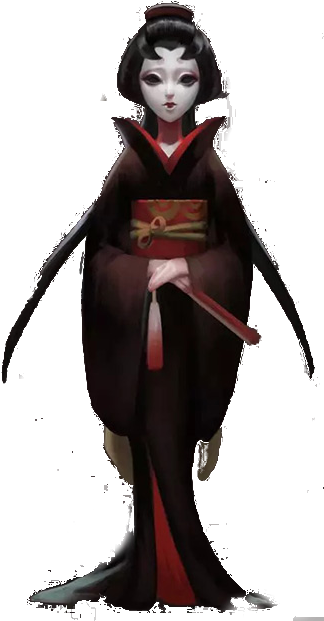 Elegant Geisha Artwork PNG