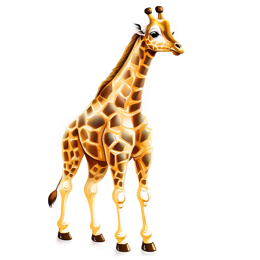 Elegant Giraffe Sketch Png Bbs41 PNG