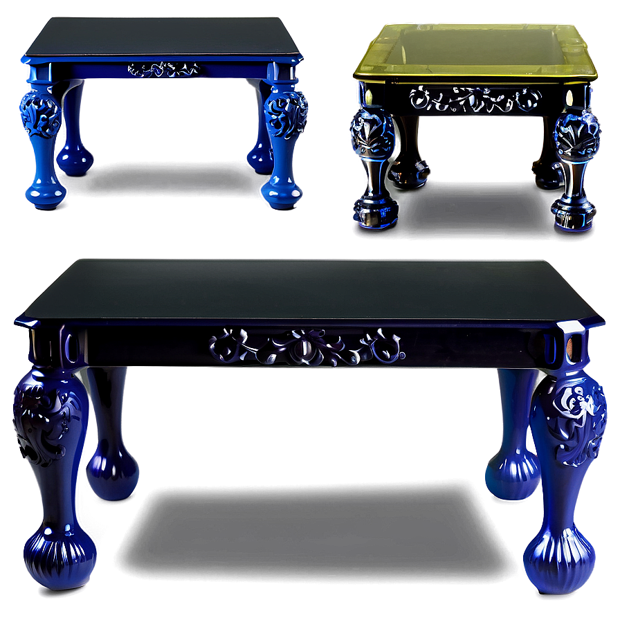 Elegant Glass Top Table Png Wyh14 PNG