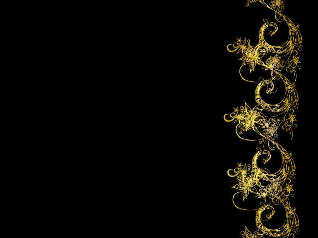 An Elegant Gold Background Adds Instant Glamour and Class