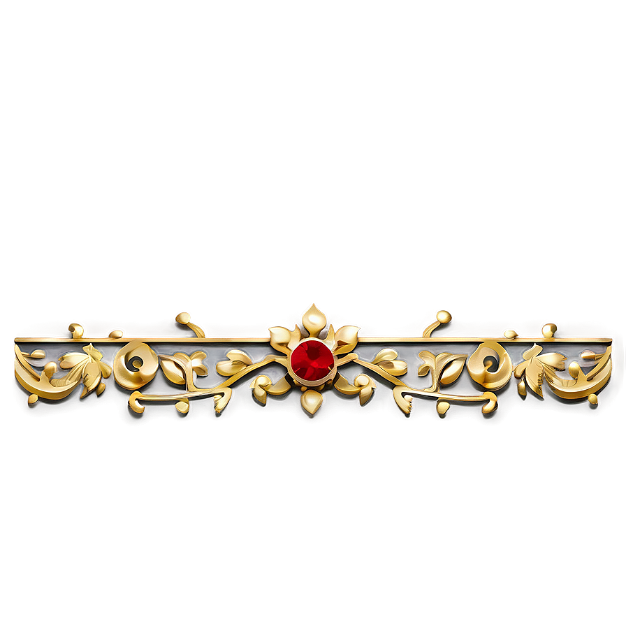 Elegant Gold Border Png Kif PNG