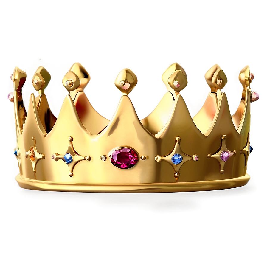 Elegant Gold Crown Png 19 PNG