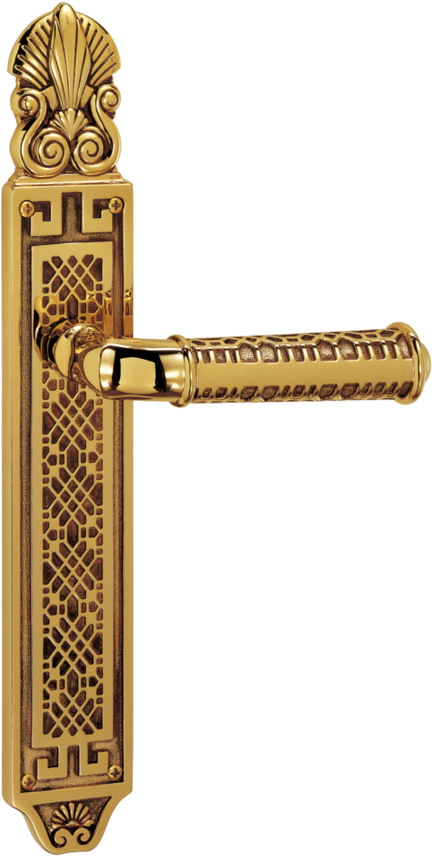 Elegant Gold Door Handle PNG