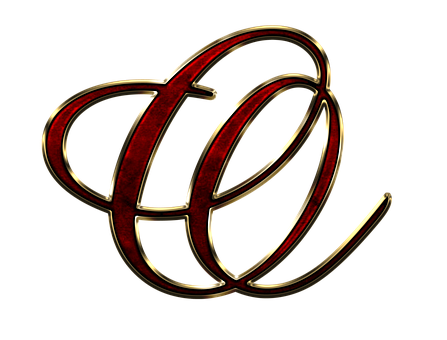 Elegant Golden Letter H Logo PNG