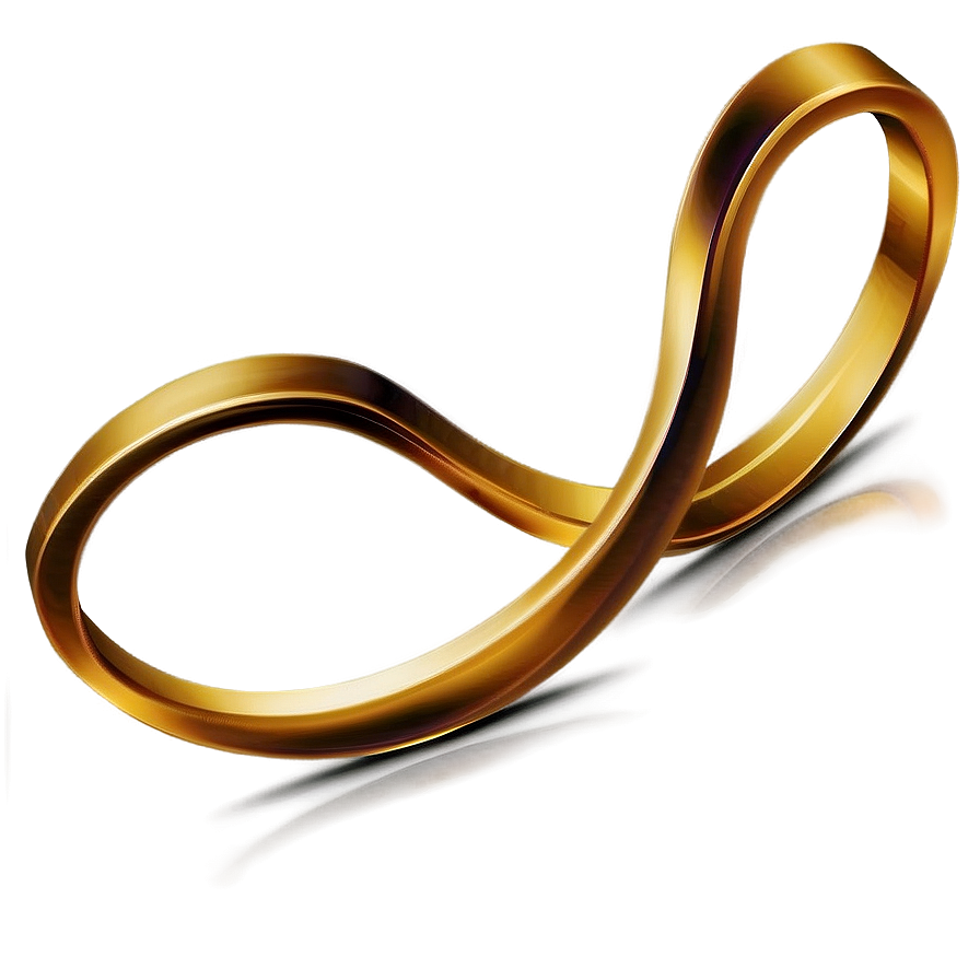 Elegant Golden Line Curve Png Miy20 PNG