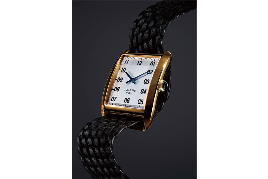 Elegant Golden Wristwatchon Black Background PNG
