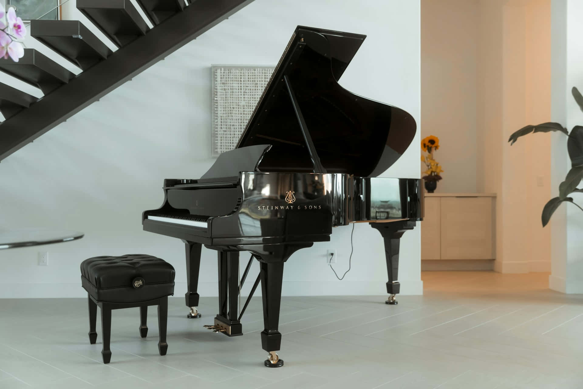 Download Elegant Grand Piano Modern Interior.jpg Wallpaper | Wallpapers.com