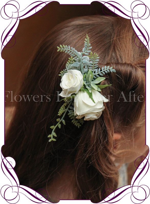 Elegant Hair Floral Arrangement PNG