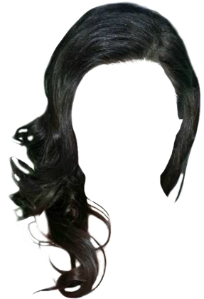 Elegant Hair Swoosh Transparent Background PNG