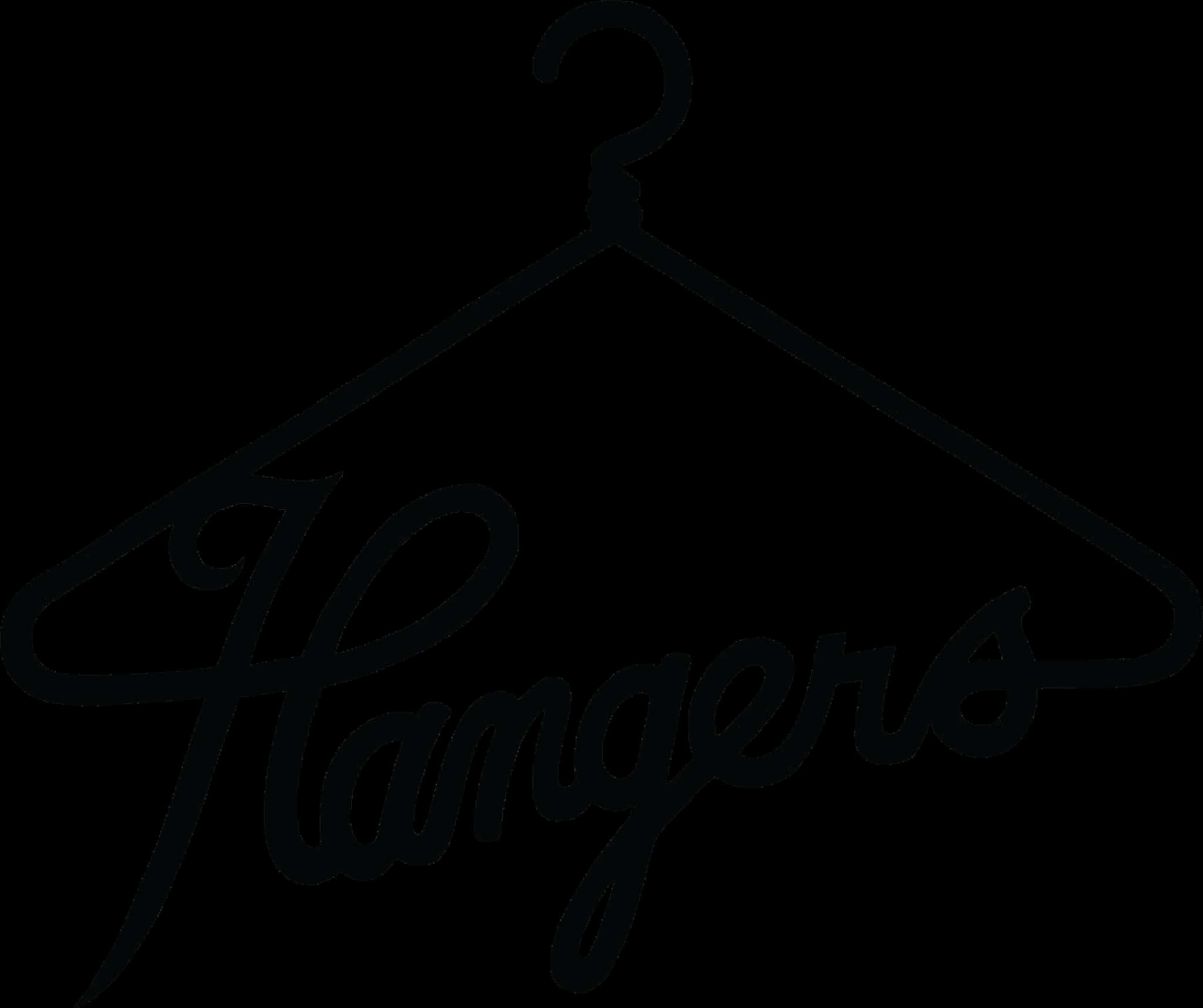 Elegant Hanger Logo Design PNG