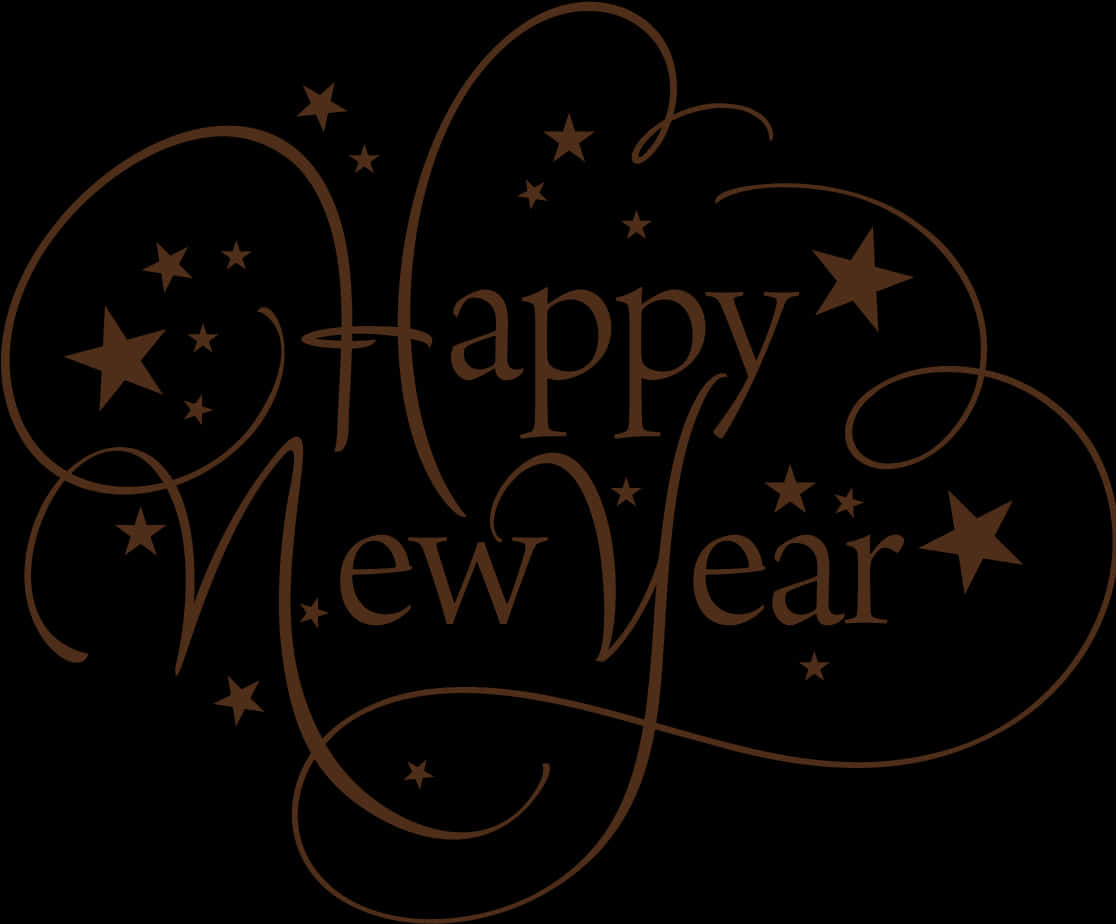 Elegant_ Happy_ New_ Year_ Greeting PNG