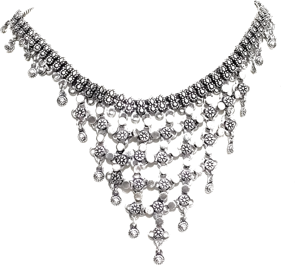 Elegant Imitation Necklace Design PNG