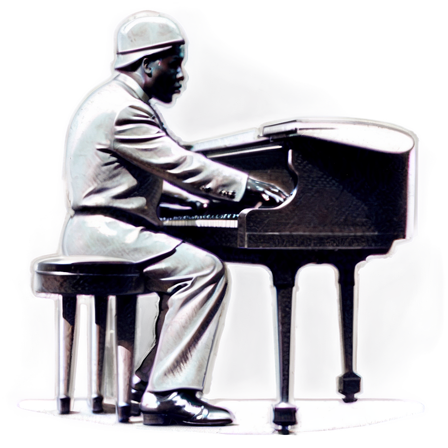 Elegant Jazz Pianist Png 69 PNG