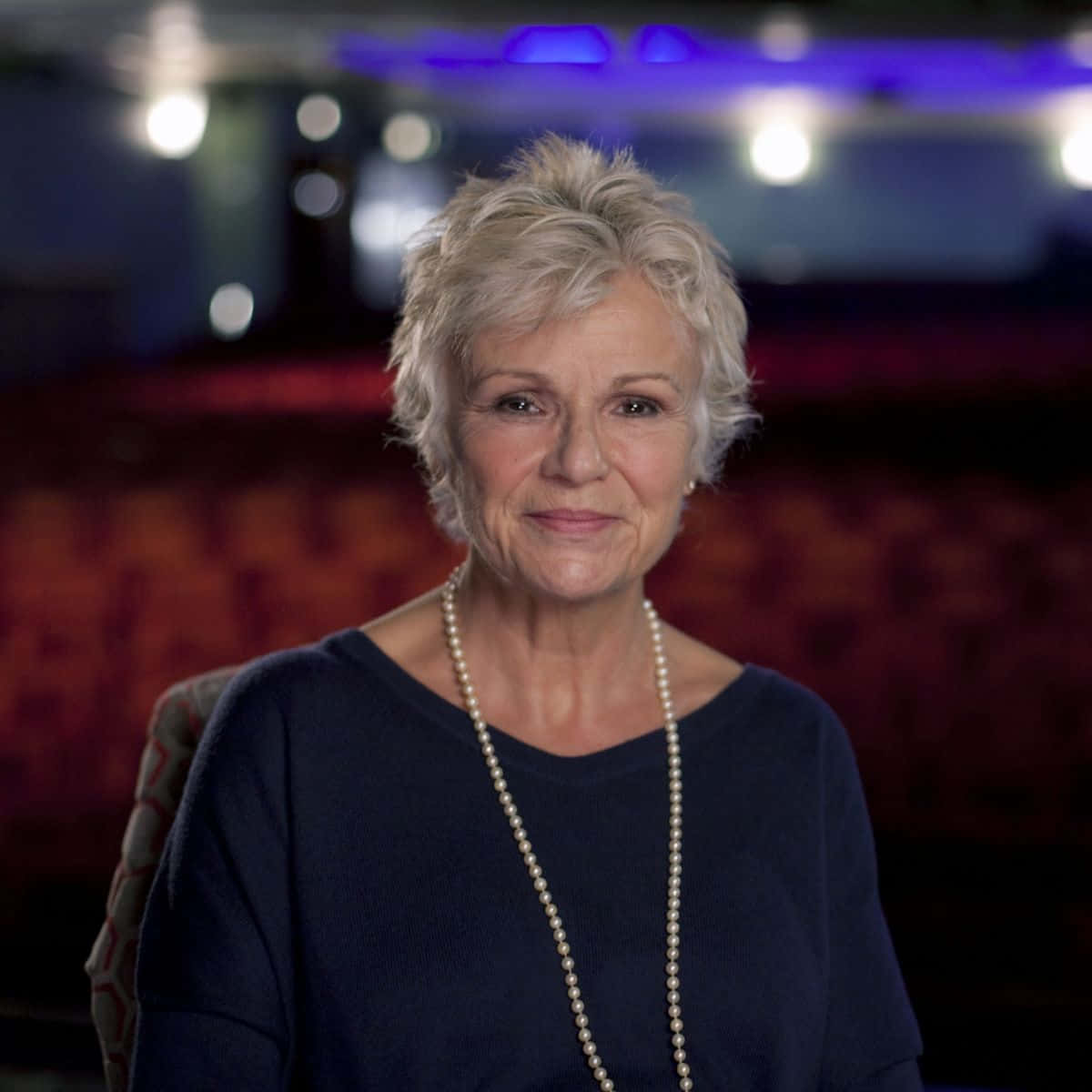 Elegant Julie Walters At A Film Premier Wallpaper