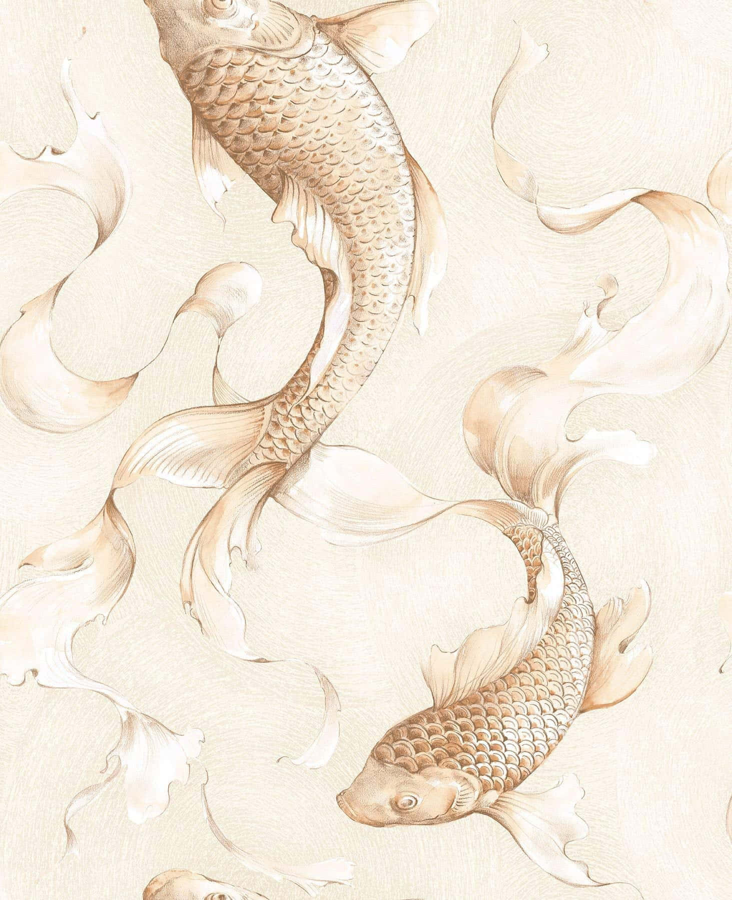 Elegant_ Koi_ Fish_ Artwork Wallpaper