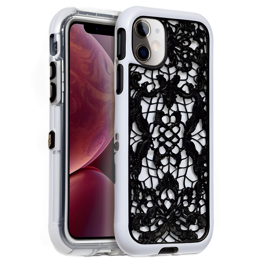 Elegant Lace Iphone Case Png 06272024 PNG