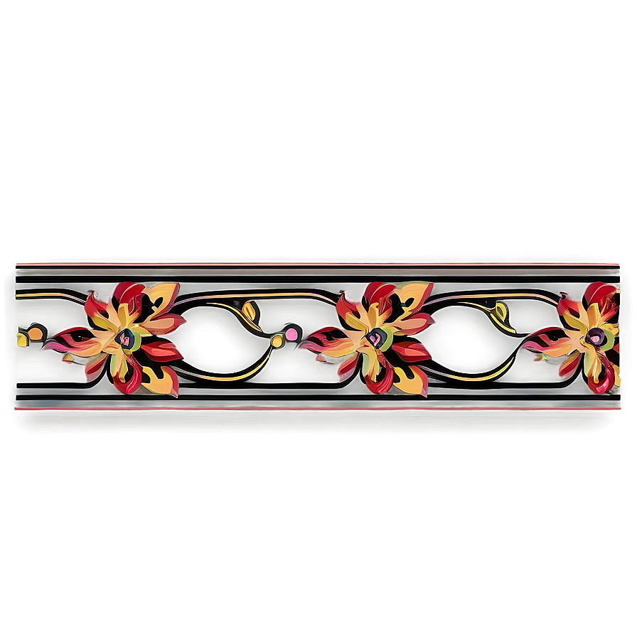 Elegant Line Border Design Png 06262024 PNG