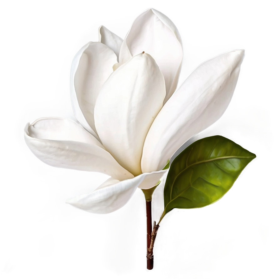 Elegant Magnolia Flower Png Hre83 PNG