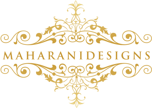 Elegant Maharani Wedding Logo PNG