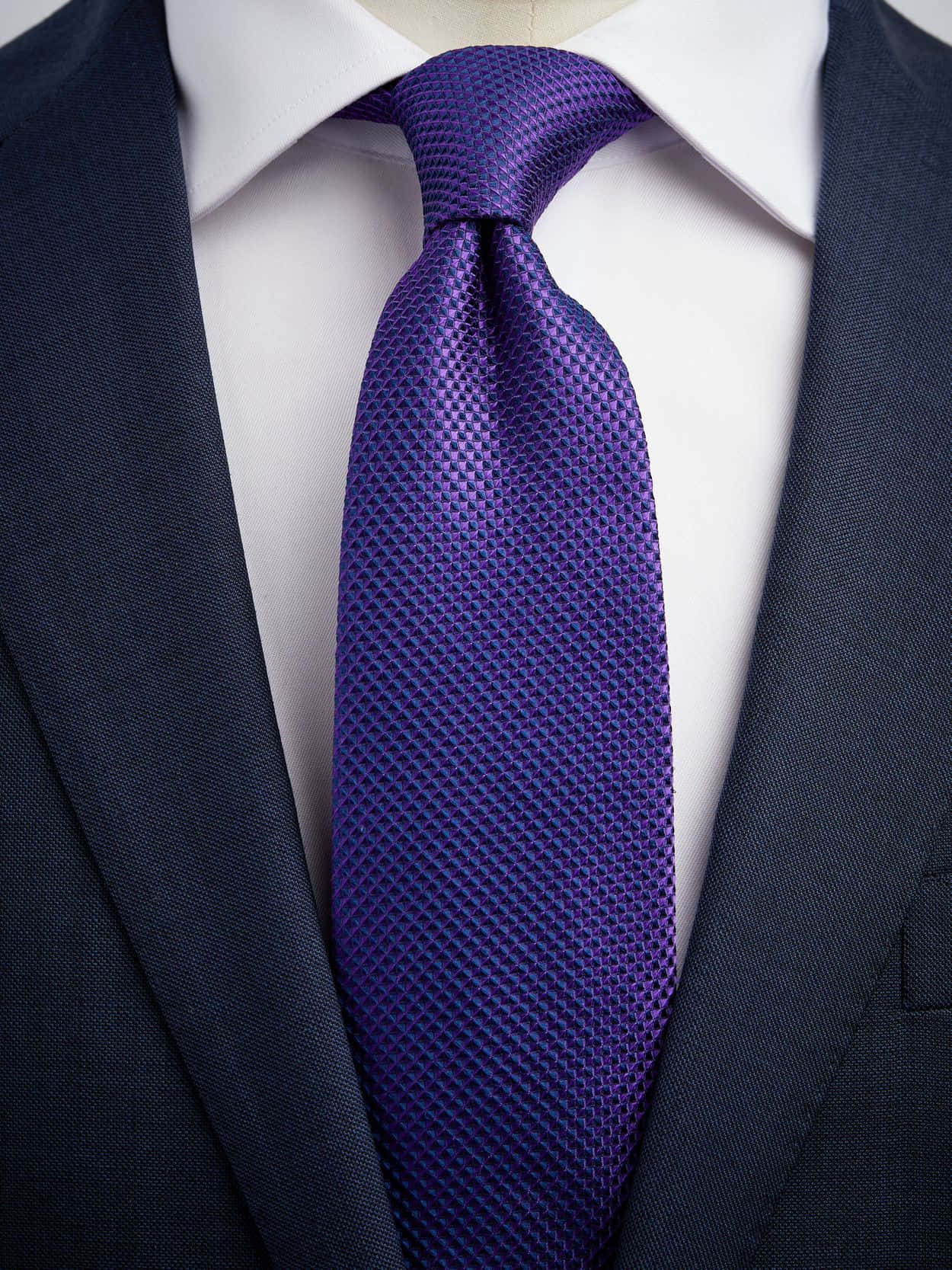 Elegant Man In Purple Tie Wallpaper
