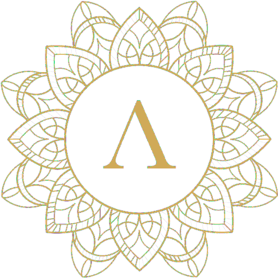 Elegant Mandala Wedding Logo PNG
