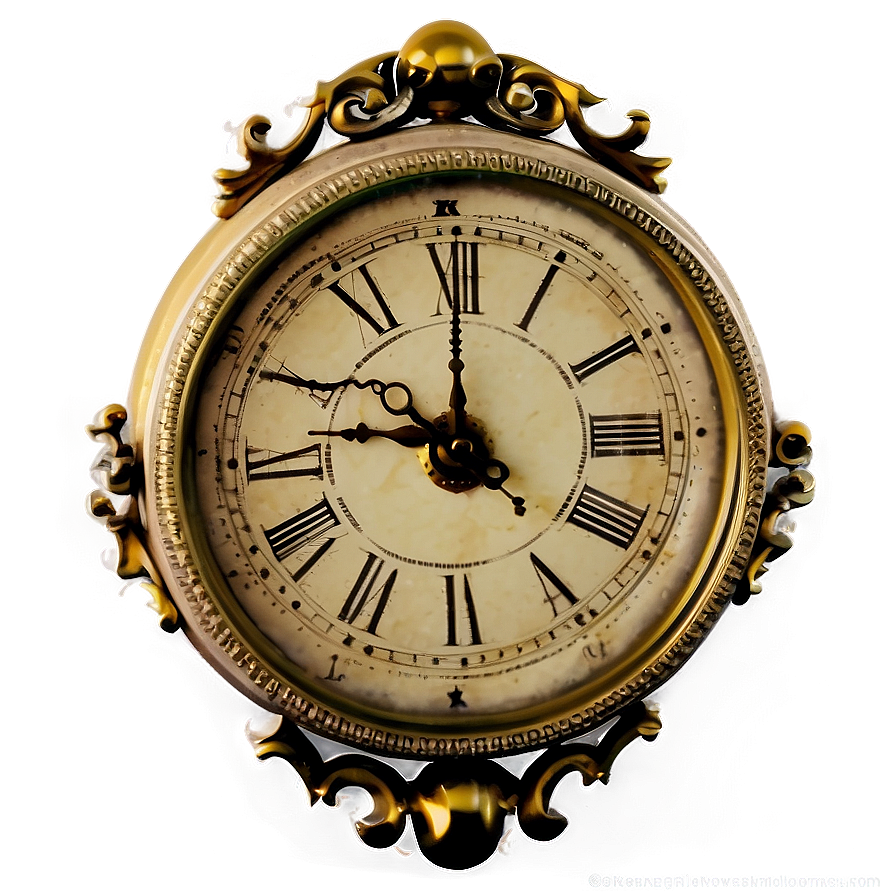 Elegant Mantel Clock Png 73 PNG