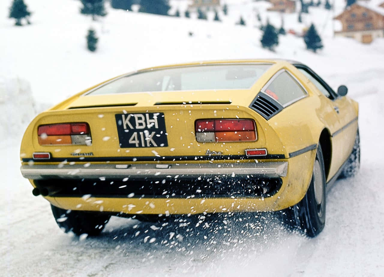 Elegant Maserati Bora In Its Pristine Glory Wallpaper