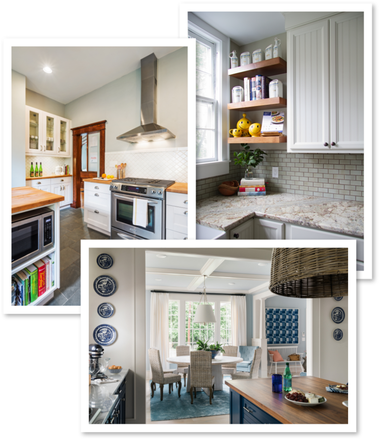 Elegant Modern Kitchen Design Collage PNG
