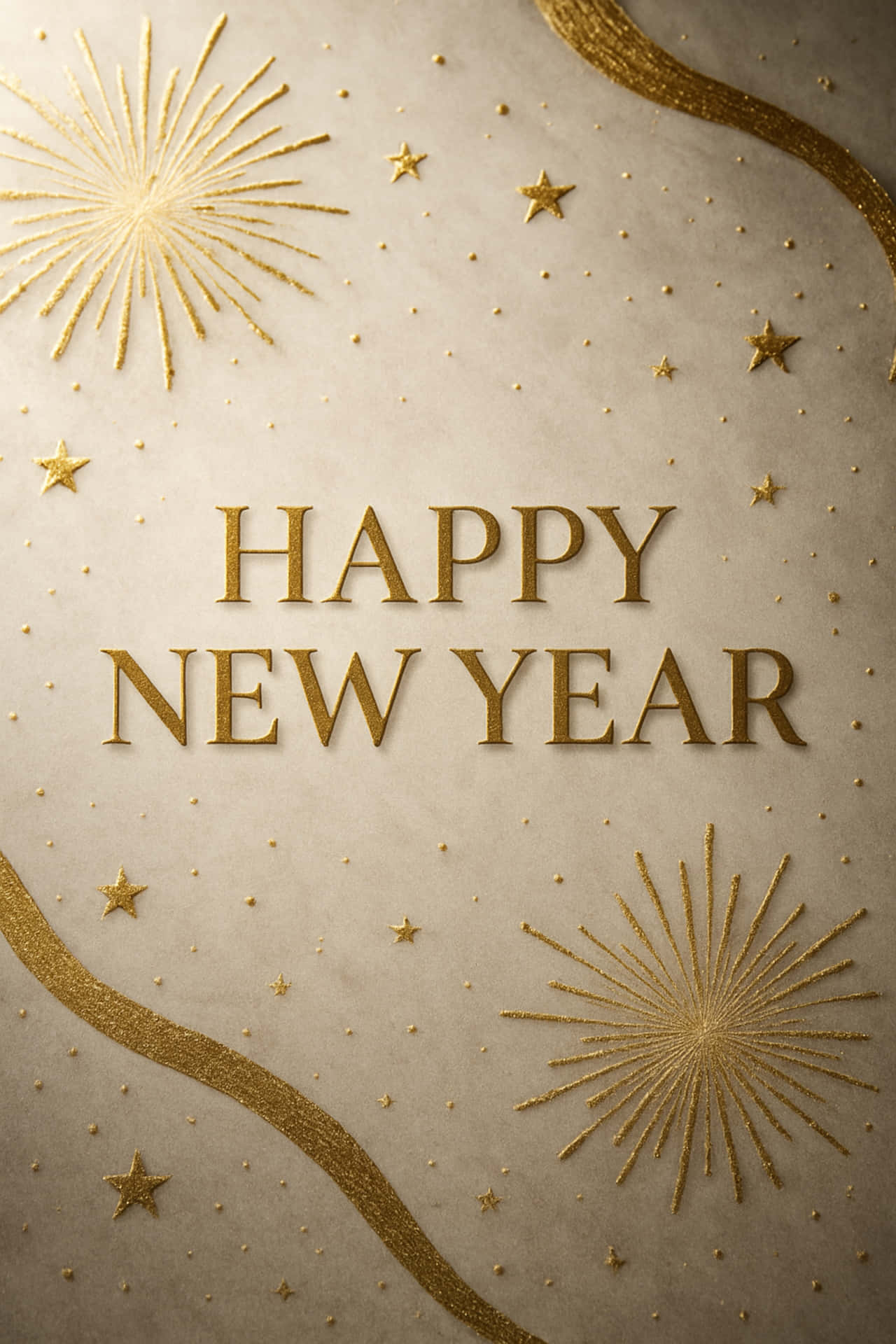 Elegant New Year Design Featuring 