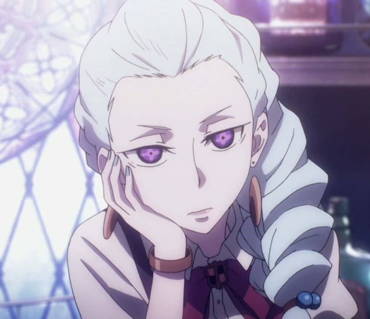 Download Elegant Nona From Death Parade Anime Series Wallpaper |  Wallpapers.com