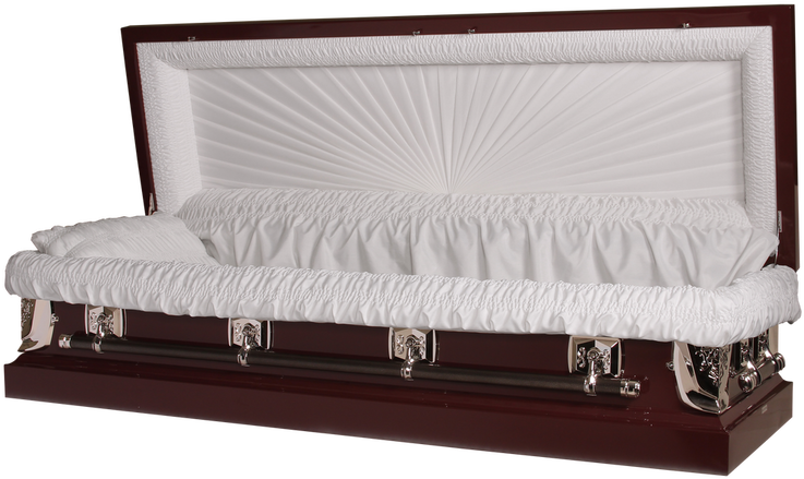 Elegant Open Coffin PNG