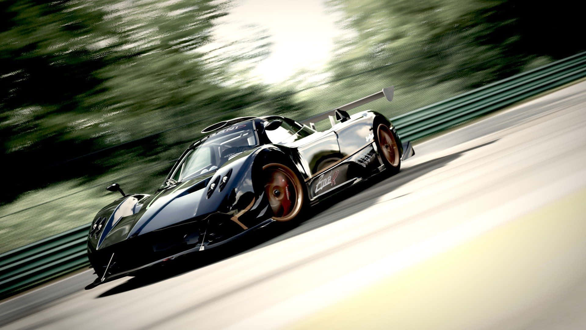 Elegant Pagani Huayra Unveiled On An Open Road Wallpaper