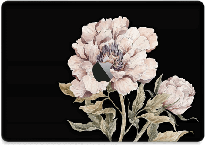 Download Elegant Peony Illustration | Wallpapers.com