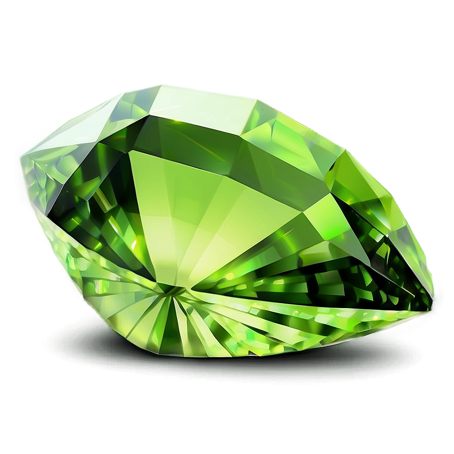 Elegant Peridot Gem Png 06242024 PNG