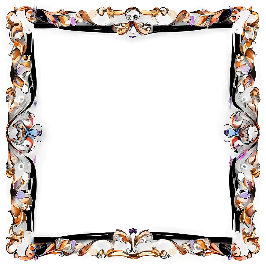 Elegant Photo Border Png Aol PNG