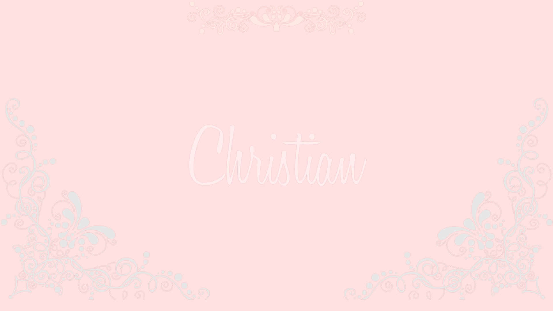 Elegant Pink Christian Background Wallpaper