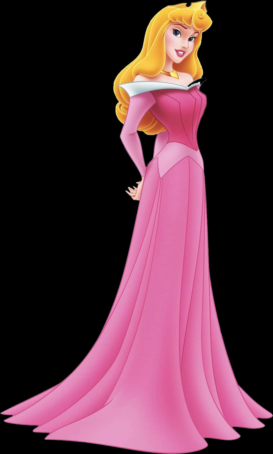 Elegant Pink Disney Princess PNG