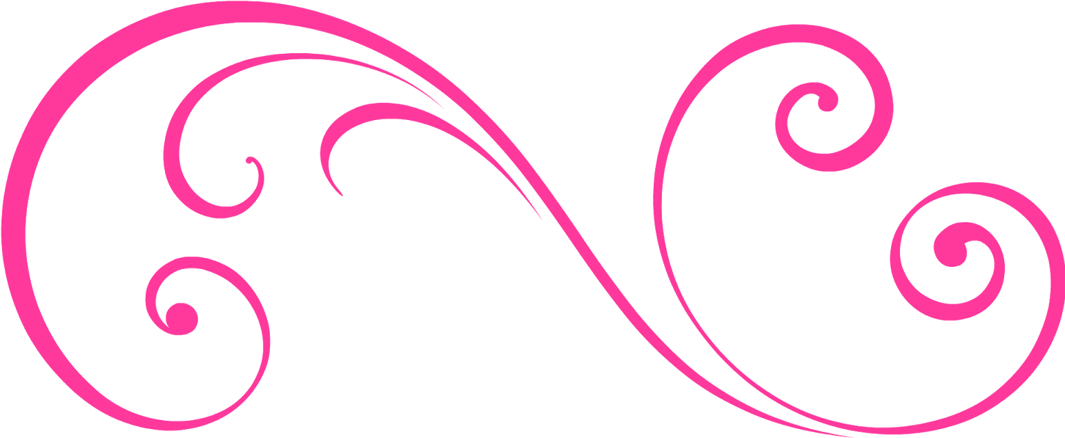 Elegant Pink Flourish Graphic PNG