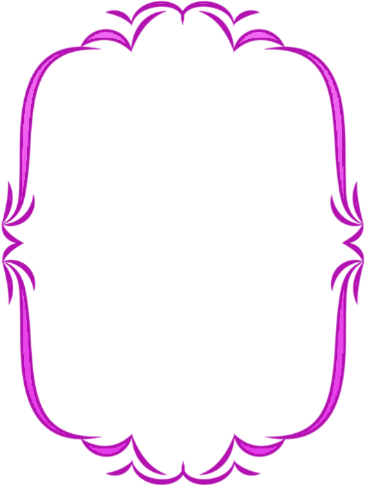 Elegant Pink Frame Design PNG