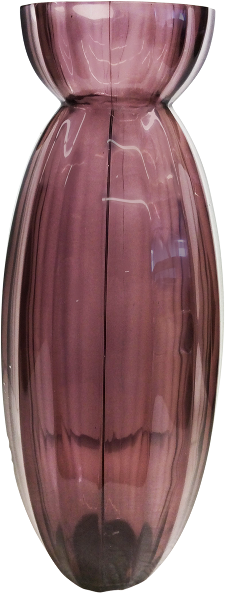 Elegant Pink Glass Vase PNG