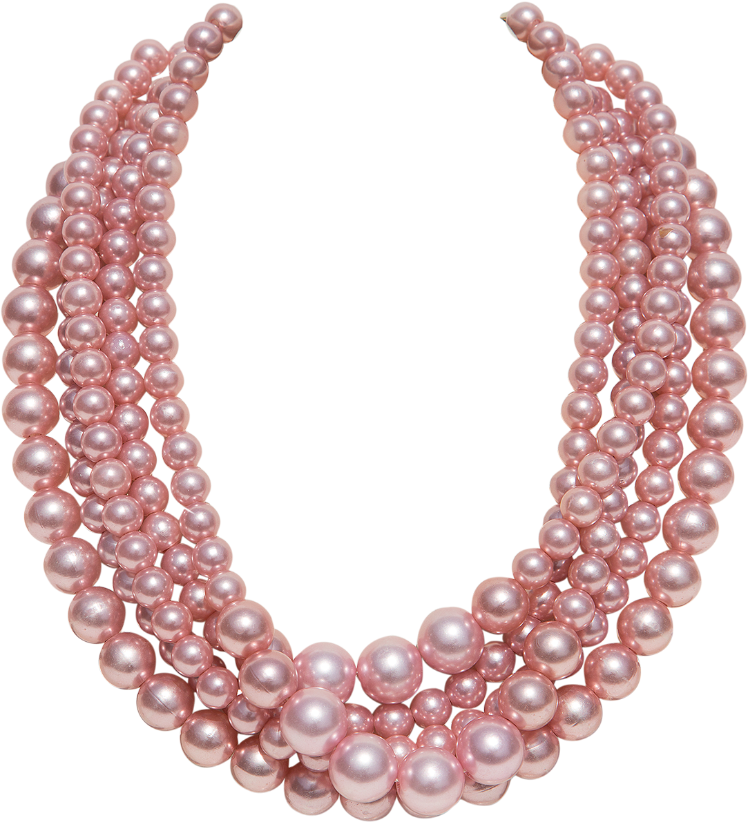 Download Elegant Pink Pearl Necklace | Wallpapers.com