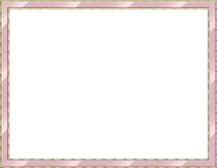 Elegant Pink Striped Frame PNG