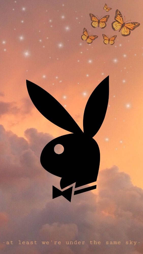 Elegant Playboy Bunny In Sparkling Costume Wallpaper