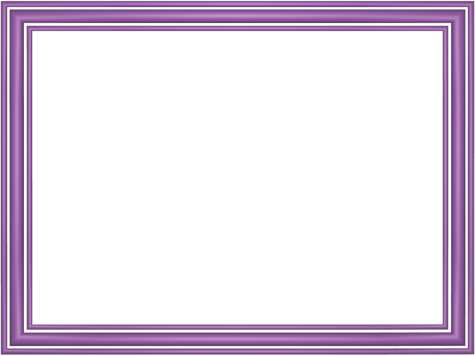 Elegant Purple Border Frame PNG
