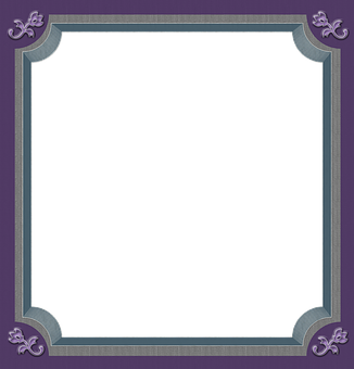 Elegant Purple Frame PNG