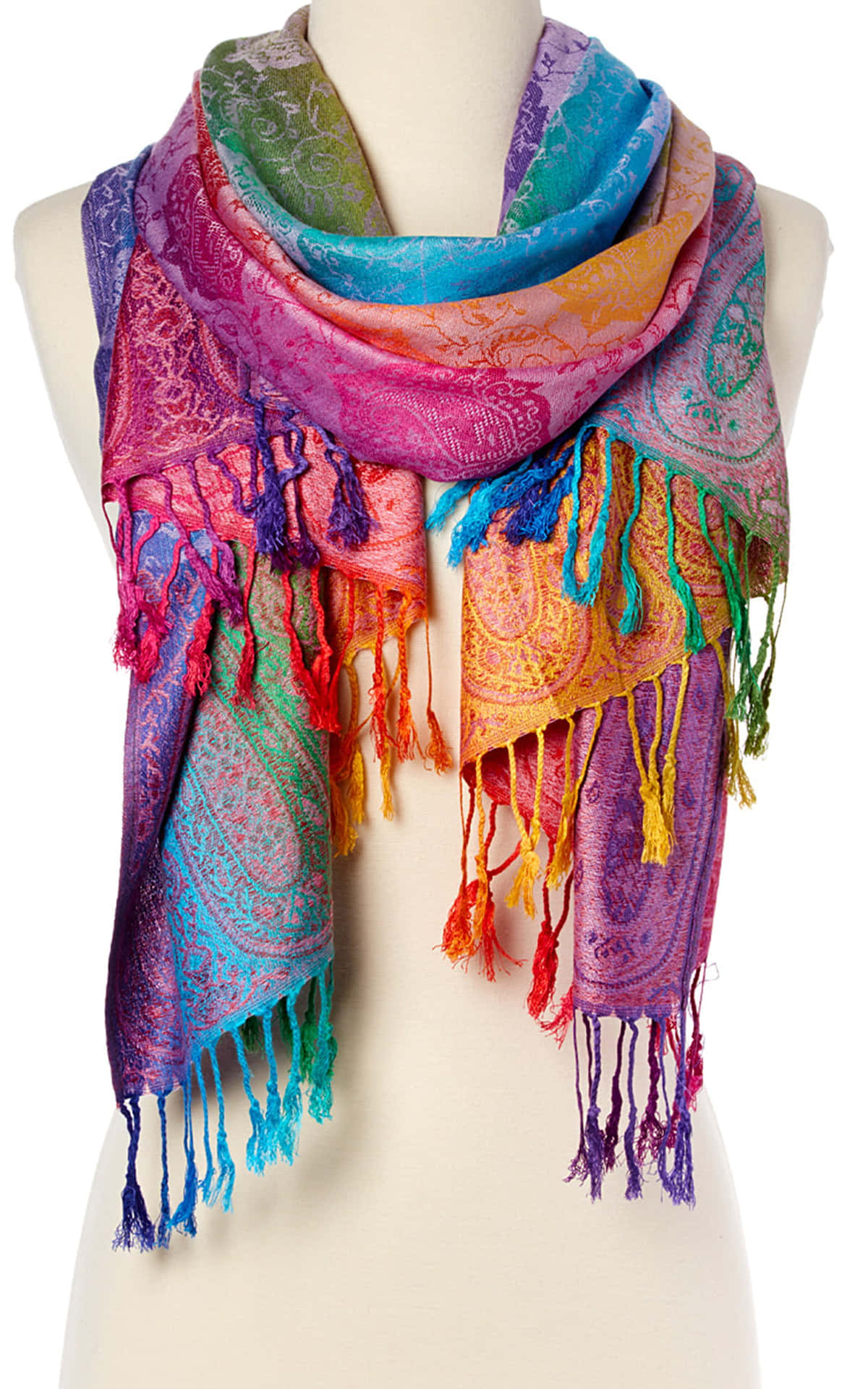 Elegant Purple Scarf With Intricate Detail Wallpaper